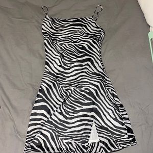 Zebra print dress